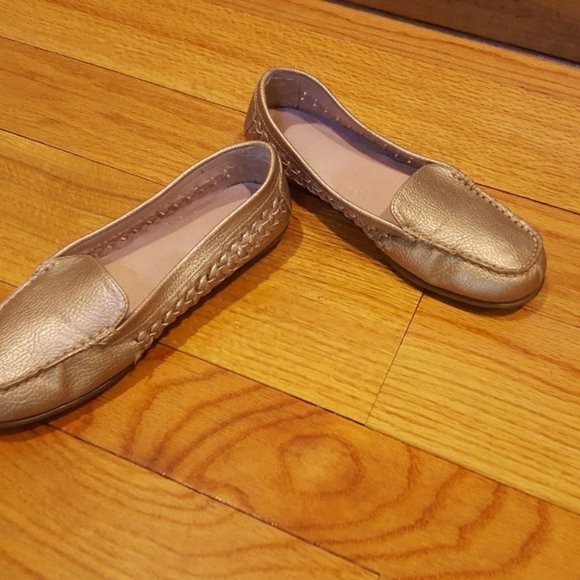 Women's Soft leather slip-on loafers - Picture 3 of 4